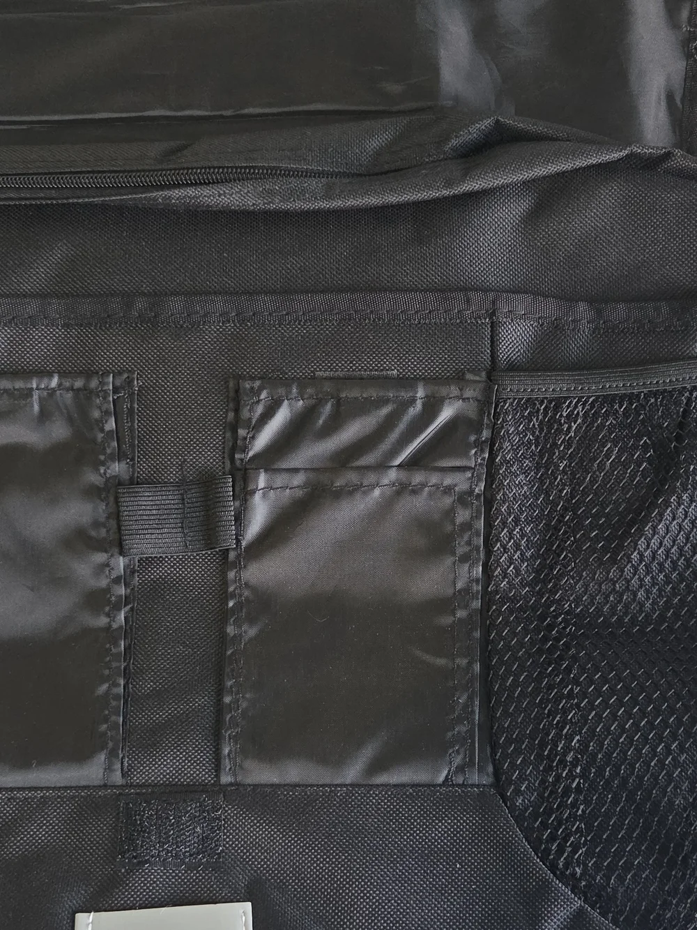 Black Laptop Messenger Bag  - Durable Everyday Carry Padded Divider Multi Pocket